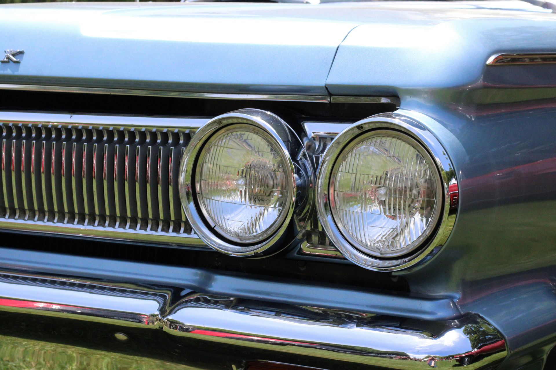 the front of a car